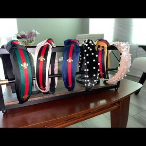 Bee and Pearl Knotted Headbands